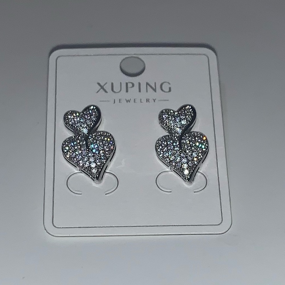 Silver earrings